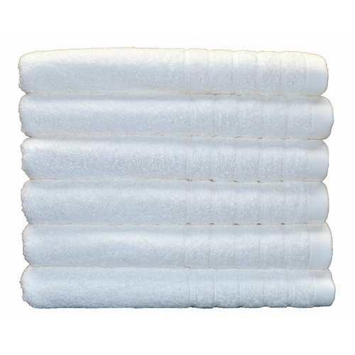 12 Bath Towels Bulk Commercial Deal 620GSM White